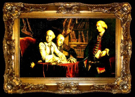 framed  Sir Joshua Reynolds a, conversation, ta009-2